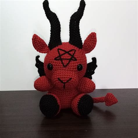 baphy amigurumi|baphomet crochet pattern free.